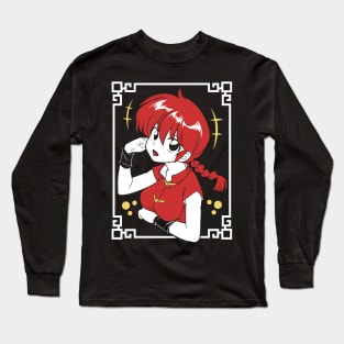 Ranma 1/2 desing Long Sleeve T-Shirt